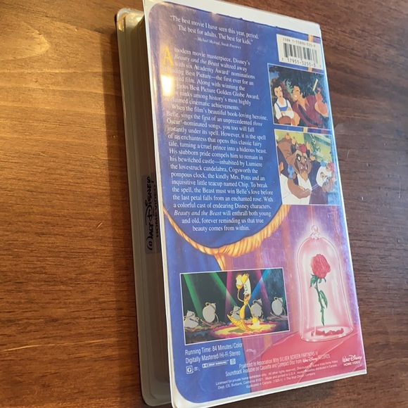 Disney black diamond VHS beauty and the best - Picture 3 of 4